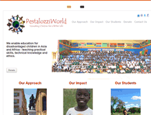 Tablet Screenshot of pestalozziworld.com